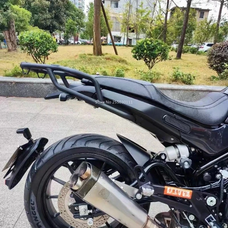 Suitable for Benelli-leoncino BJ500 motorcycle rear tail rack handrail suitcase bracket modification accessories