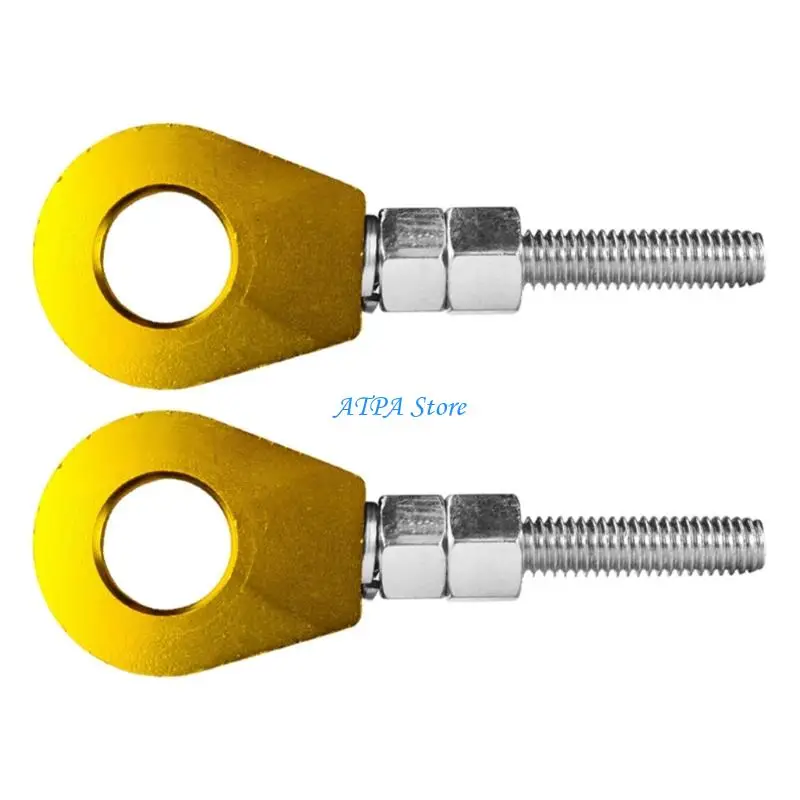 U13C Precisions Motorcycle Chain Adjuster Universal Dirt Bikes Aluminum Alloy Tension Control Accessory