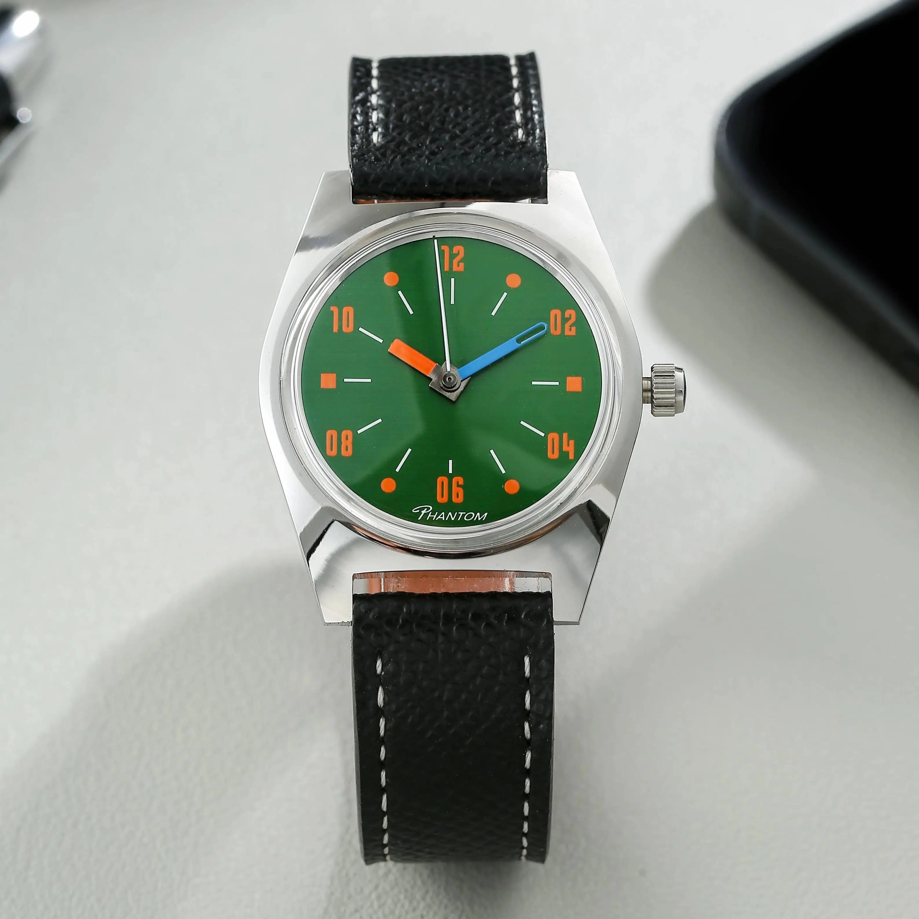 PHANTOM Mechanical Watch 36mm Retro Men's Mechanical Watch Shanghai 8120 Manual Movement Suitable for Men's Gifts China Watch
