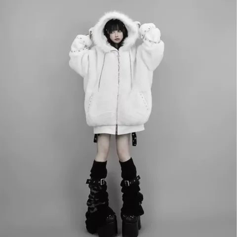 Женская  толстовка Harajuku с капюшоном из спандекса