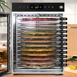 Fruit Fruit Dehydrator 360 ° Rotating Commercial Foodstuff Dryer Vegetable Medicinal Meat Fish and Shrimp Air-Dried Chassis