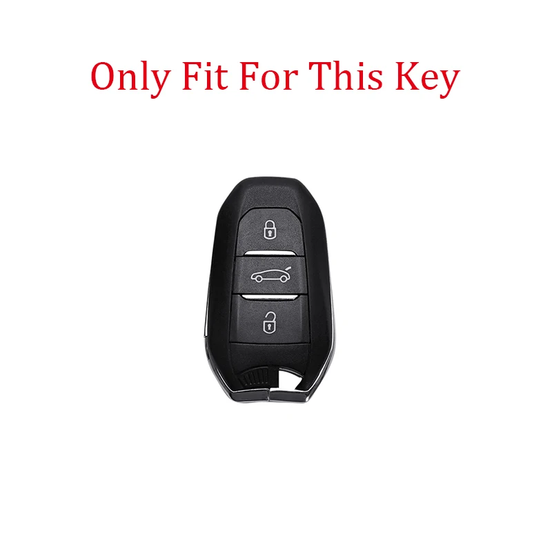 New Alloy Key Case Holder Keychain For Opel Mokka 2023 Cover For Citroen C4 Cactus Xsara C5 X7 For Peugeot 308 308SW Remote Cap