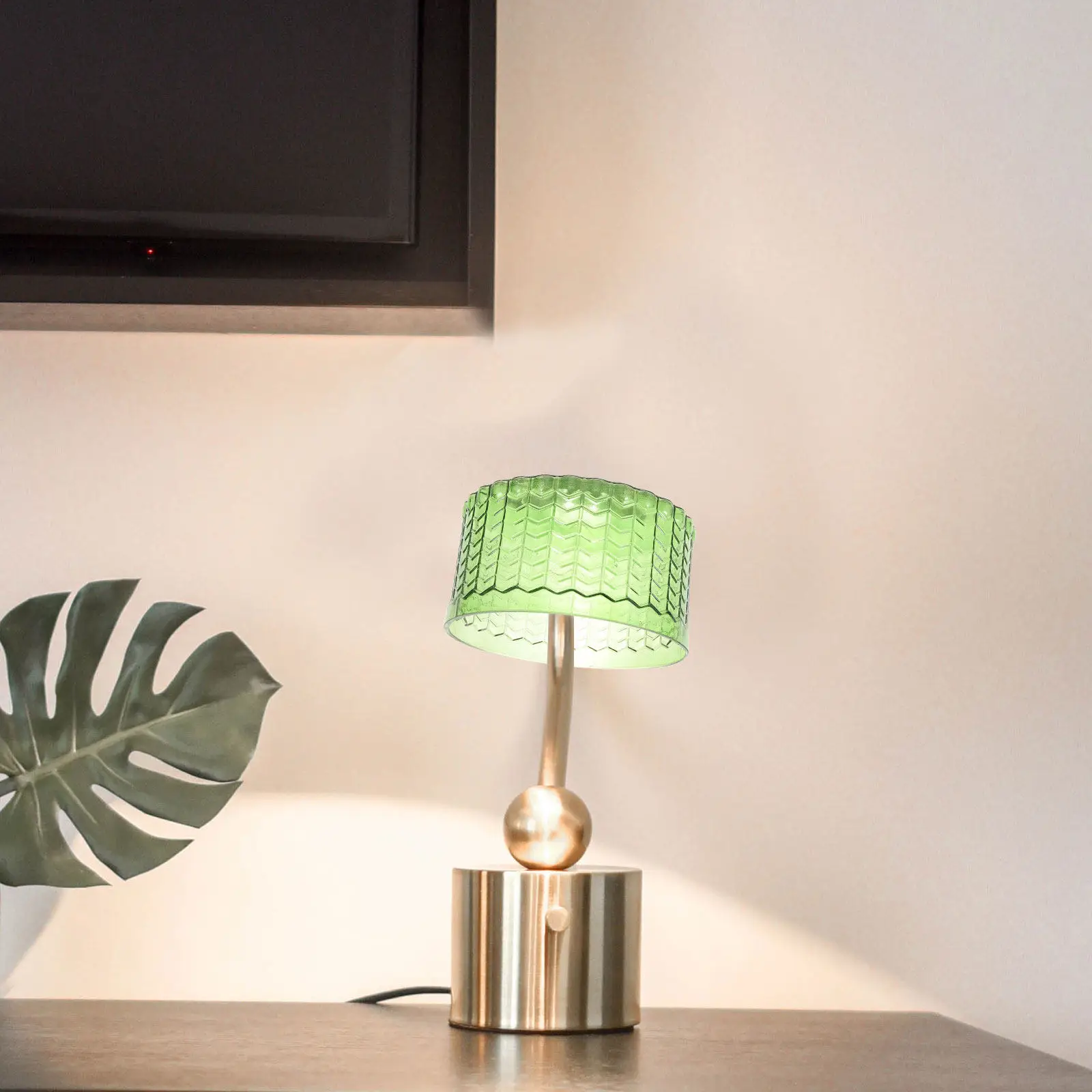 

Стеклянный подвесной светильник-абажур с полосатым дизайном для лампы, декоративный аксессуар для освещения