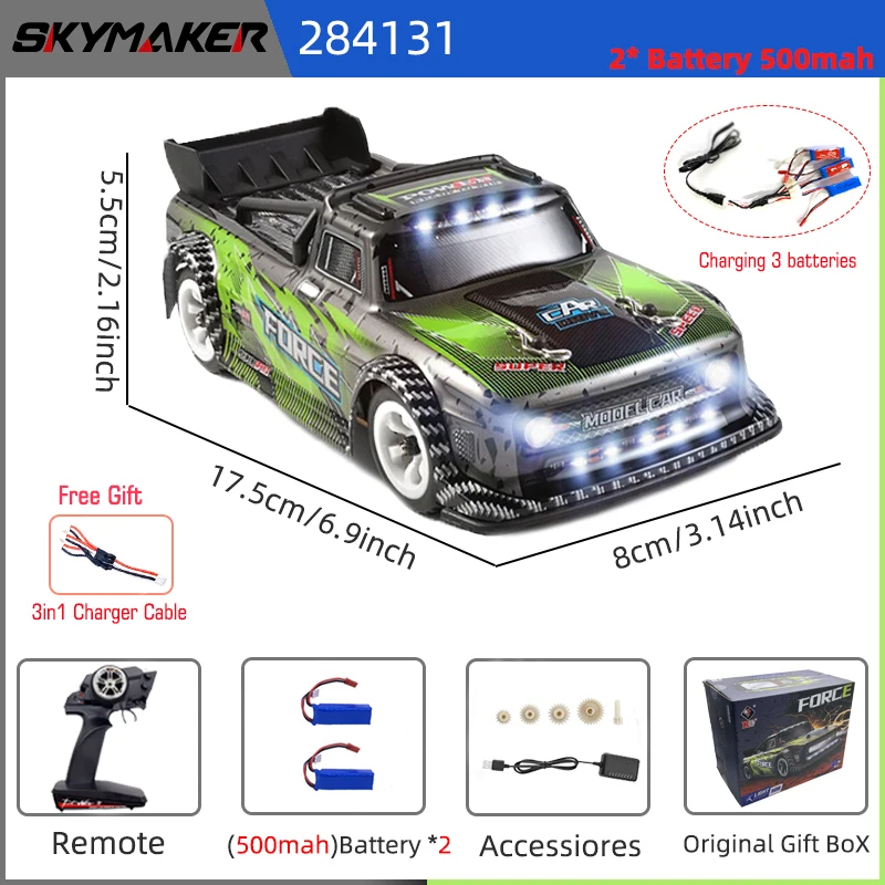 Wltoys 284131 Rc Car 1:28 4WD Drive Off-Road 2.4G 30 Km/h Hoge Snelheid Drift Afstandsbediening Rc cars 1/28 Drift Speelgoed Voor Jongens Gift