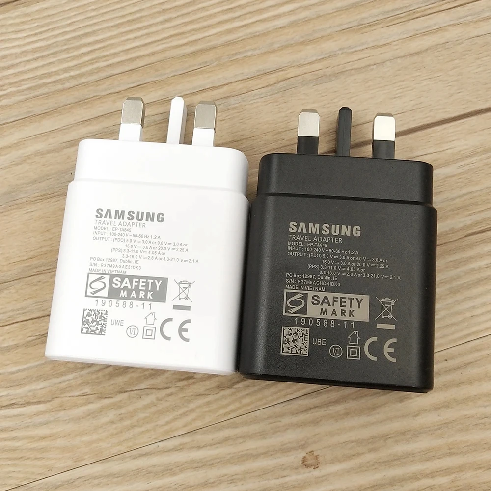 Samsung Super Fast Charger 45W UK PD PSS Quick Charging Adapter Type C Cable For Galaxy S25 S24 S23 S22 S21 S20 Plus Note 10 20+ - náhled 3