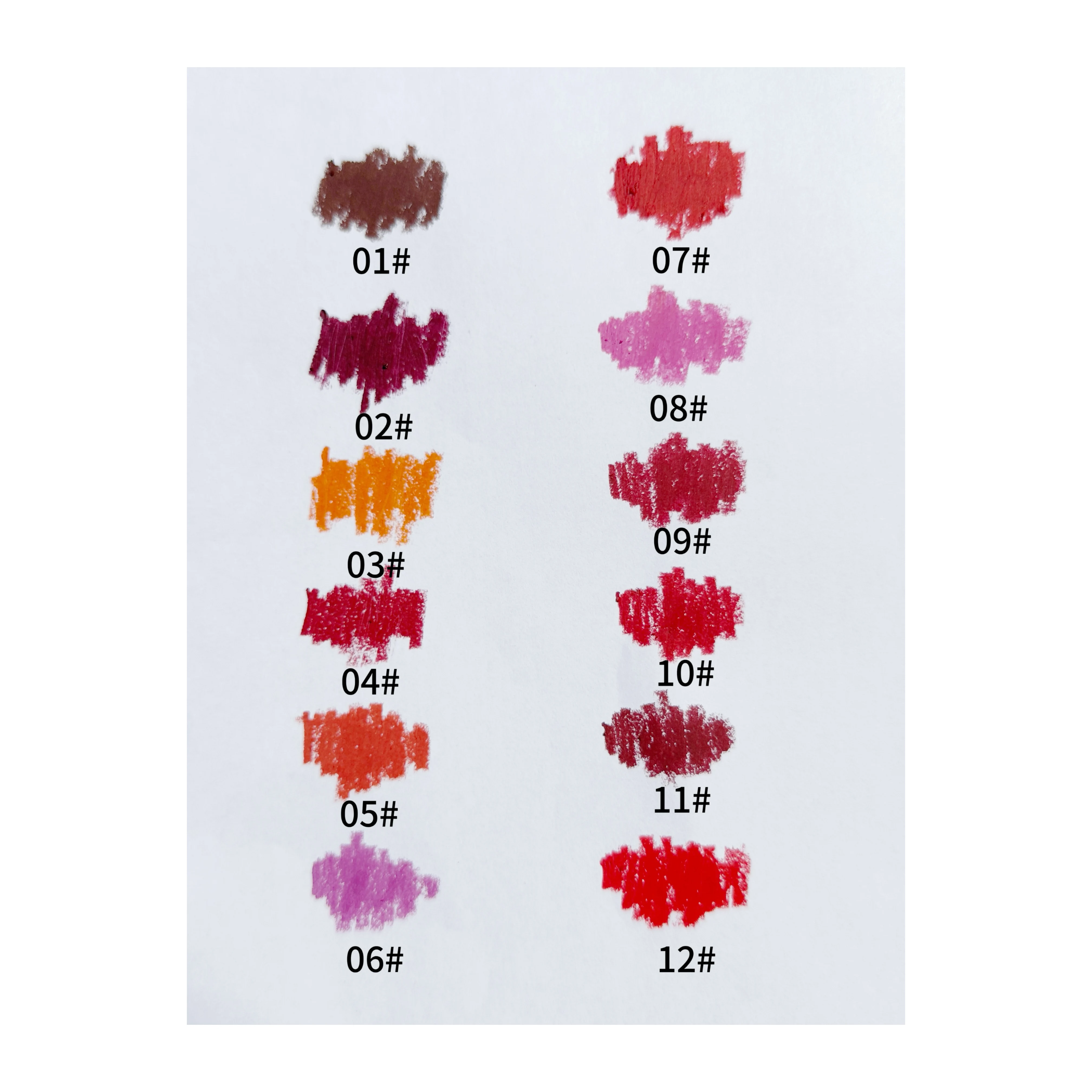 6-Piece Lip Liner Set, Matte Eyeliner Lip Liner, Long-Lasting Non-Fading Lip Liner Set