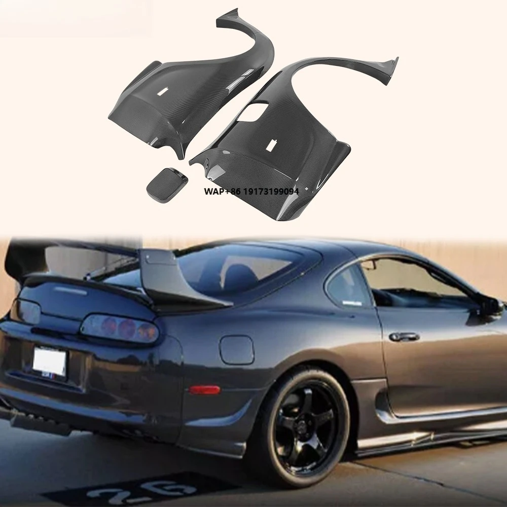 

Для Toyota Supra A80 MK4 JZA80 93-98 годов: Пара задних бамперных крыльев Ridox из карбона