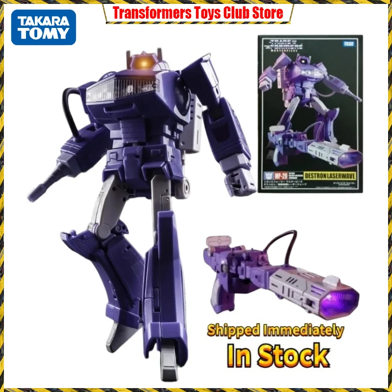 

В наличии TAKARA TOMY Трансформеры MP29 Shock Wave G1 KO экшн-фигурка Модель Игрушка коллекция хобби подарок