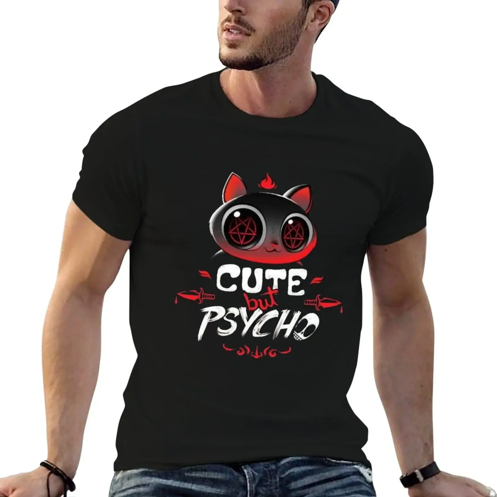 Cute But Psycho T-Shirt quick drying customs tees big and tall t shirts for men