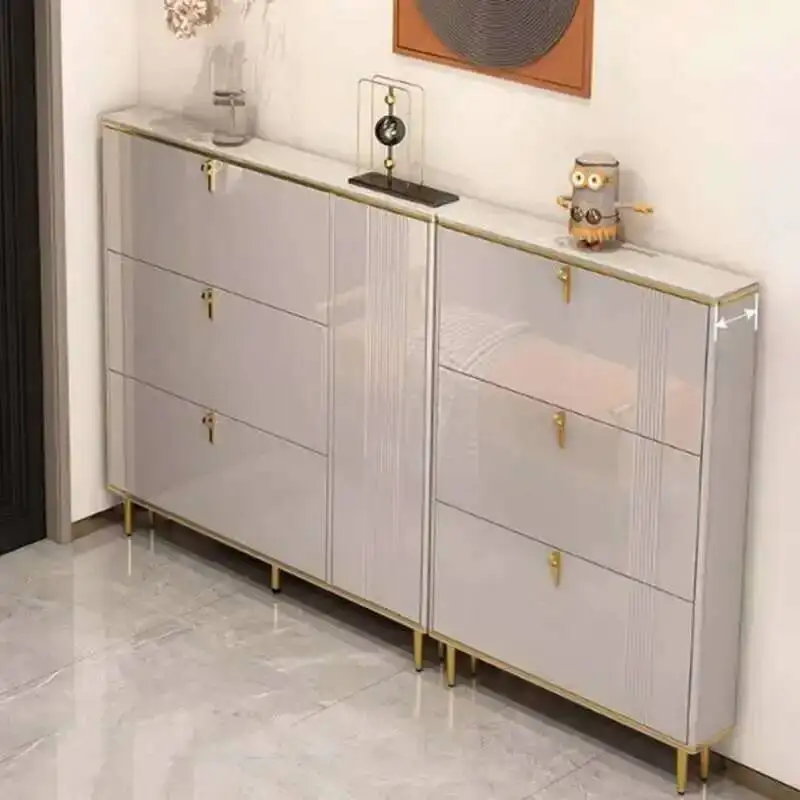 

Entrance Doorway Shoe Cabinet Ultra Thin Hallway Display Storage Shoe Rack Organizer Design Armario De Zapatos Furniture Home