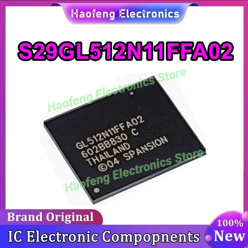 S29GL512N11FFA02 GL512N11FFA02 IC رقاقة 100% جديد وأصلي في المخزون