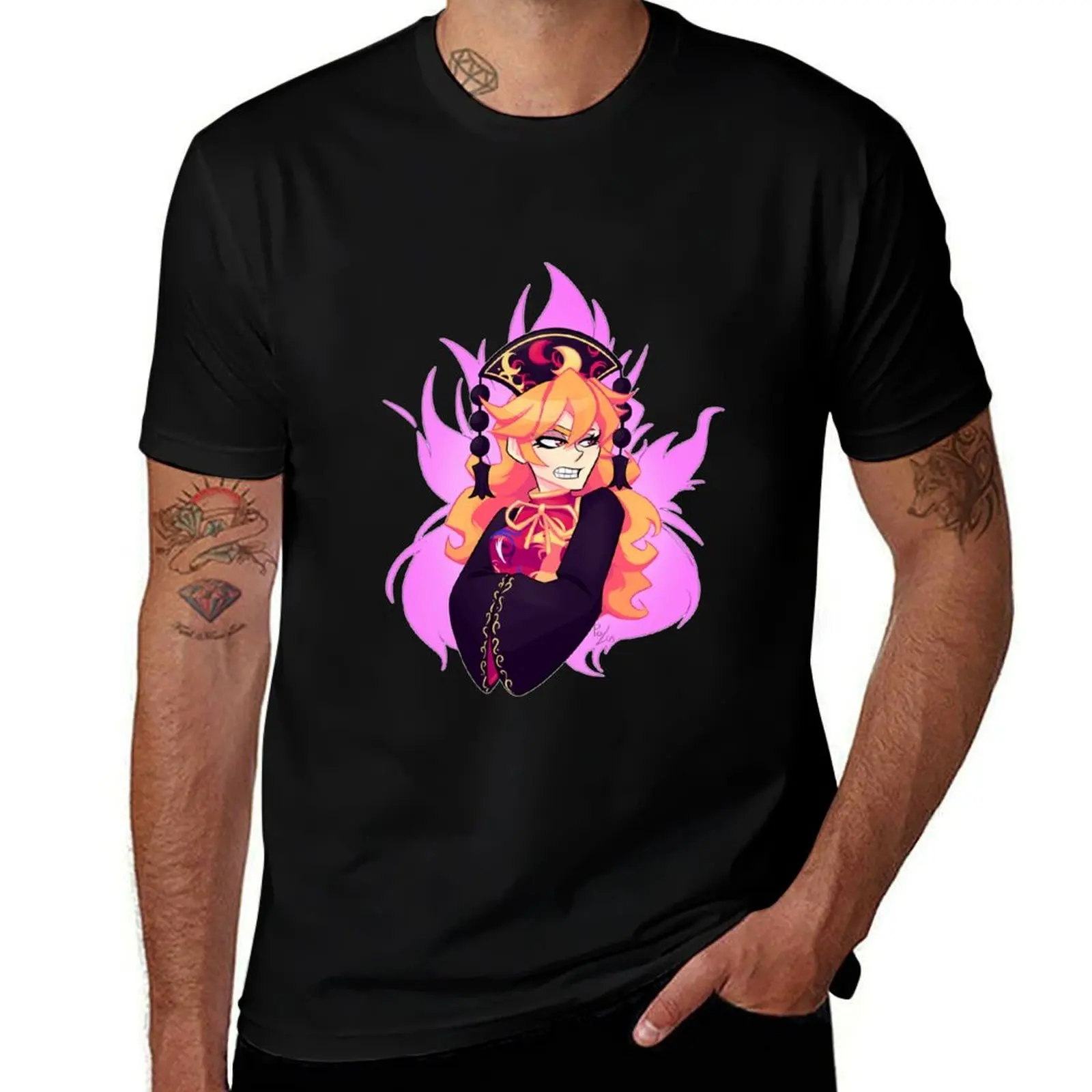 Pure Fury Junko T-Shirt All Match Print Short Sleeve Top T-Shirt