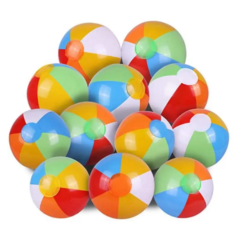 Sea Swimming Pool Water Play Ball Inflatable Children Educational Toys Beach 1/2PCS 25CM Colorful Baby Kids Learning Beach Ball