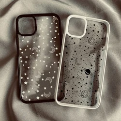Phone Case For Xiaomi Redmi 14C 13C 12C 4G Poco X6 X5 Pro Redmi Note 14 Pro 12 11 13 Pro Plus 5G Universe Starry Sky Clear Cover