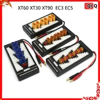 XT60 XT30 XT90 T-Plug EC3 EC5 Parallel Lipo Battery Charging Board 2-6S for ISDT Q6 PL6 PL8 Charger IMAX B6 B6AC B8 Charger