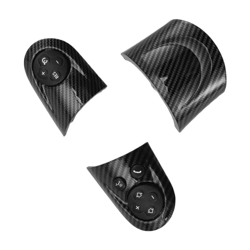 

Лидер продаж для MINI Cooper R55 R56 R57 R58 R59 R60 R61 Кнопка переключения рулевого колеса Накладка из углеродного волокна Автомобильный многофункциональный