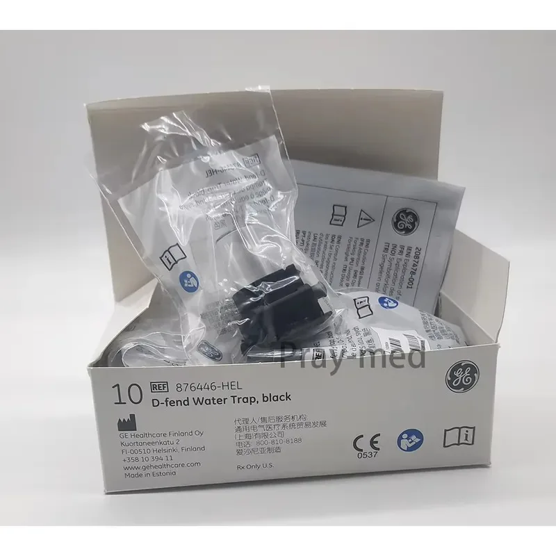 876446-HEL GE D-fend Water Trap, Black, 10pcs/box