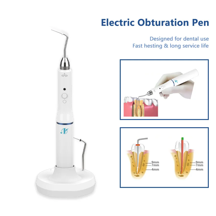 Hot Melt Dental Gum Cutter, cordless Drahtlose Guttapercha Obturation System Endo Beheizt Pen 2 Tipps Grün Weiß 110V 220V