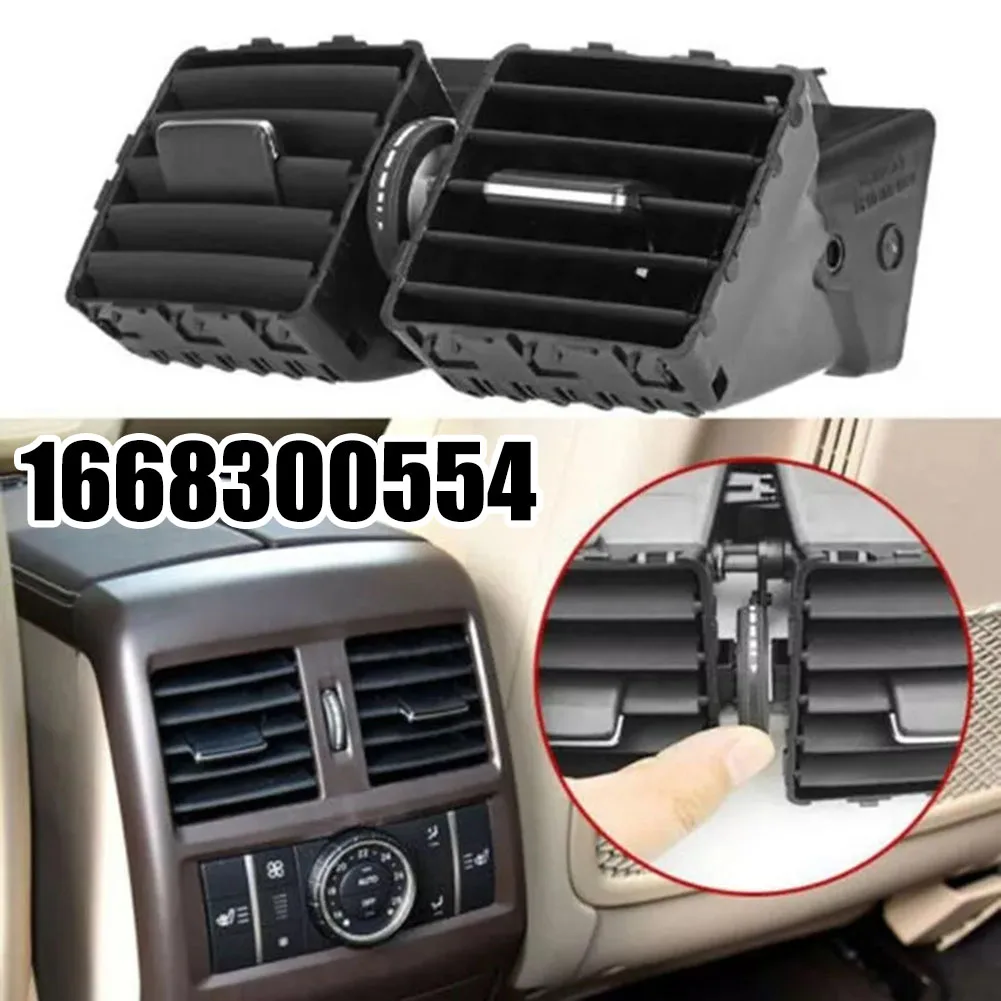 

Black OEM Part Number 1668300554, 16683005542A1 Rear Center Console A/C Air Vent For Mercedes W166 W292 ML GL GLE GLS