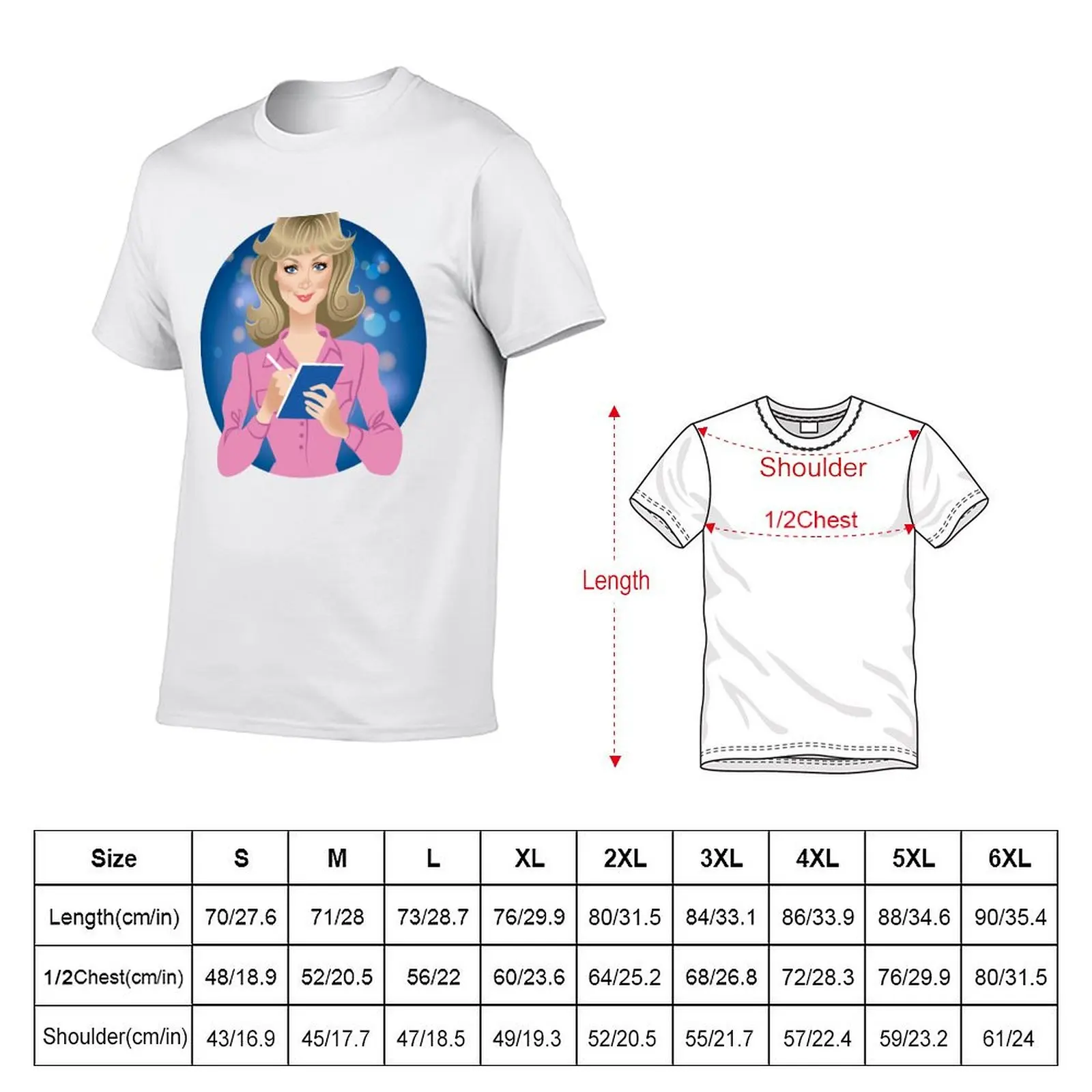 Diane T-Shirt Novelty Print Casual Tee Shirt