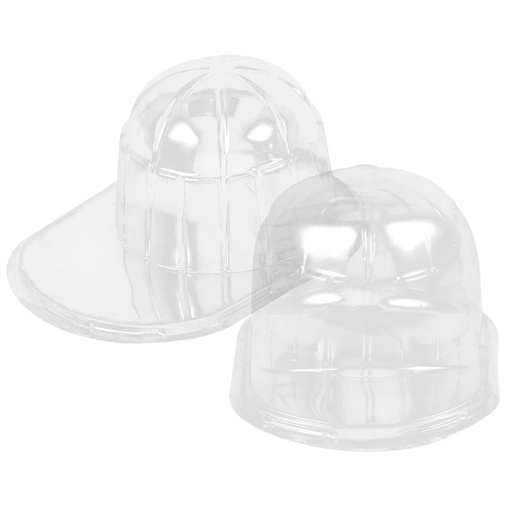 

2 Sets Baseball Cap Display Stand Shaper Rack Hat Storage Holders Support Monitor Clear Case