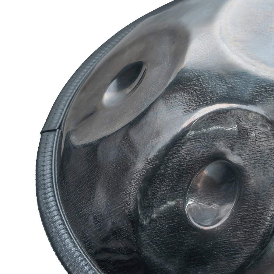 Professional Custom Healing Musical Instrument, Pure Hand-polished 9-note Mini Silver Mirror Handpan