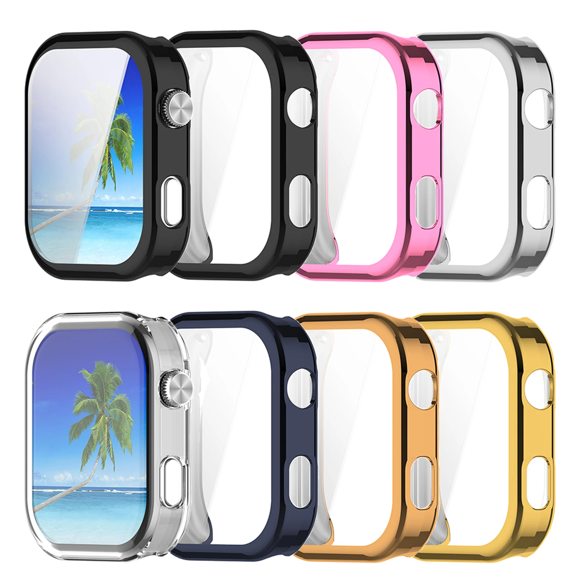 Защитный чехол из ТПУ для Redmi Watch 6, полноэкранный защитный чехол, бампер Защитный чехол из ТПУ для Redmi Watch 6, полноэкранный защитный чехол, бампер