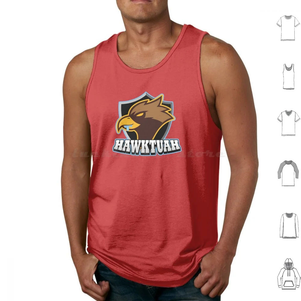 Team Hawk Tuah Tank Tops Vest Sleeveless Hawk Tuah