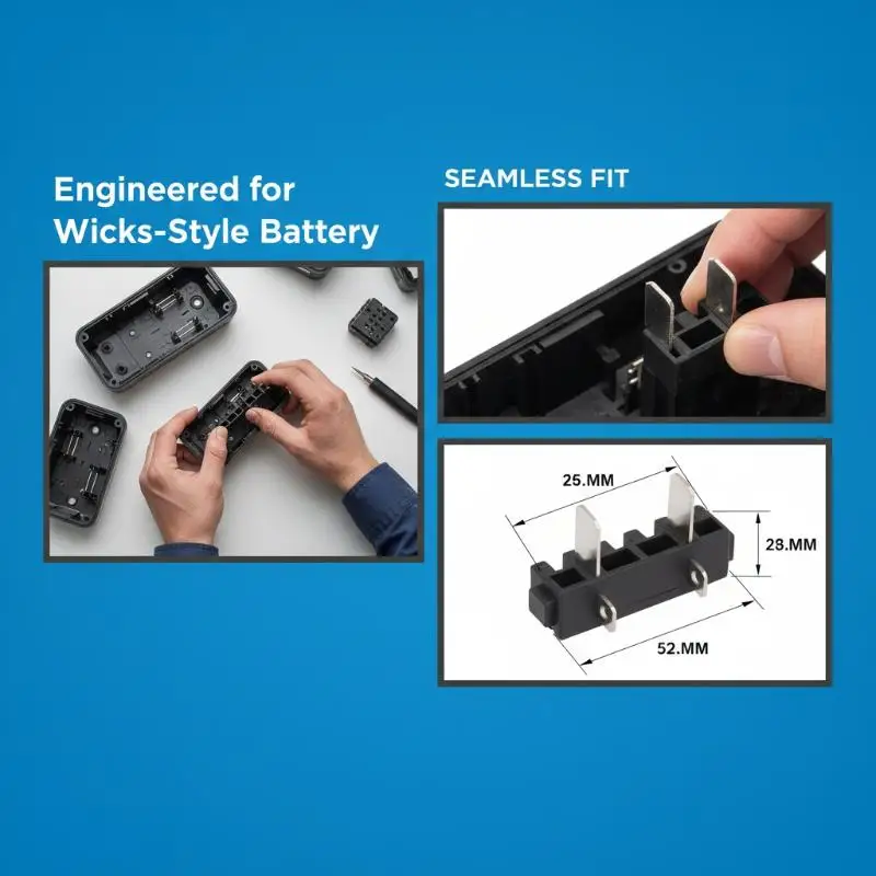 Tools Battery Socket Jack Connector Terminal Block Adapter Converter Metal For 18V Electrical Power Drill Accessories