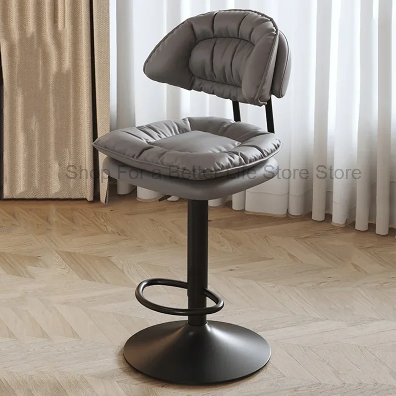 

Modern Design Bar Stool High Back European Adjustable Swivel Bar Chair Luxury Design Sedie Sala Da Pranzo Cafe Furniture