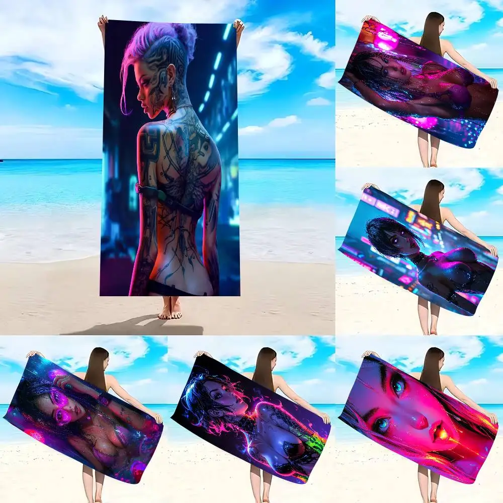 

sexy girl Towel bath towel soft absorbent Suitable for sauna spa Adult absorbent beach towel
