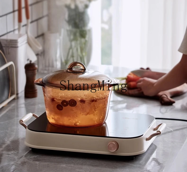 ZYY fornello elettrico per uso domestico con pentola calda wok ad alta potenza, fornello a batteria intelligente per preparare il tè