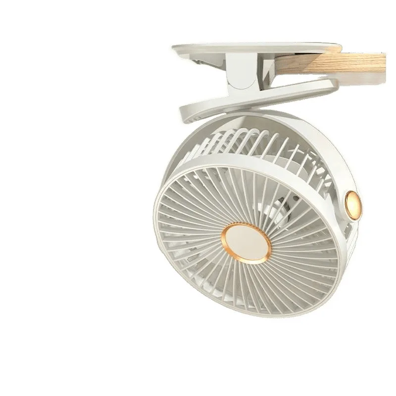 

Clip-on small fan, rechargeable student dormitory bed clip electric fan, small desktop desktop, silent wind