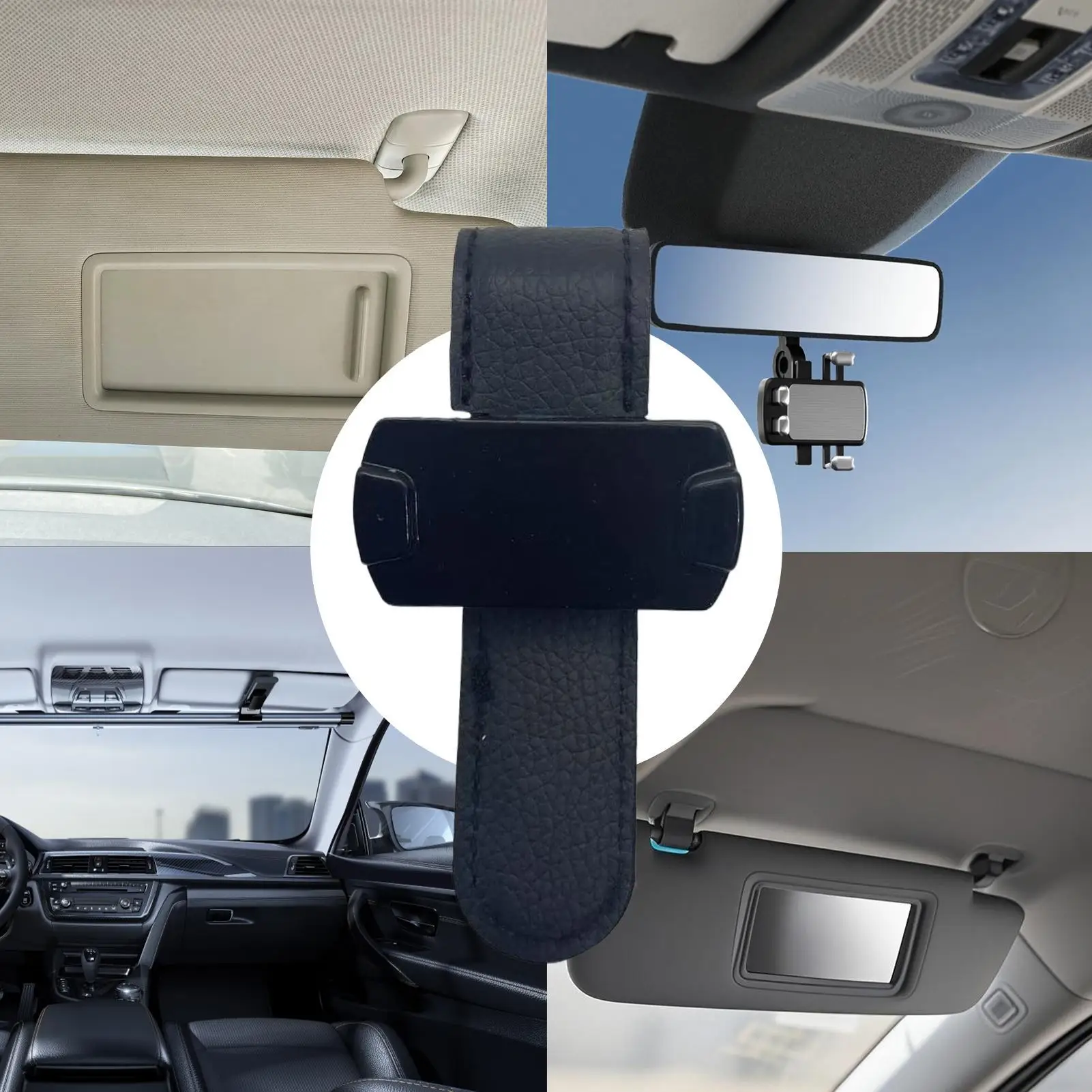 

Магнитный автомобильный солнцезащитный козырек, кожаный магнитный козырек, подставка для крепления камеры для навигации, автомобиля, вождения грузовика, кемпинга