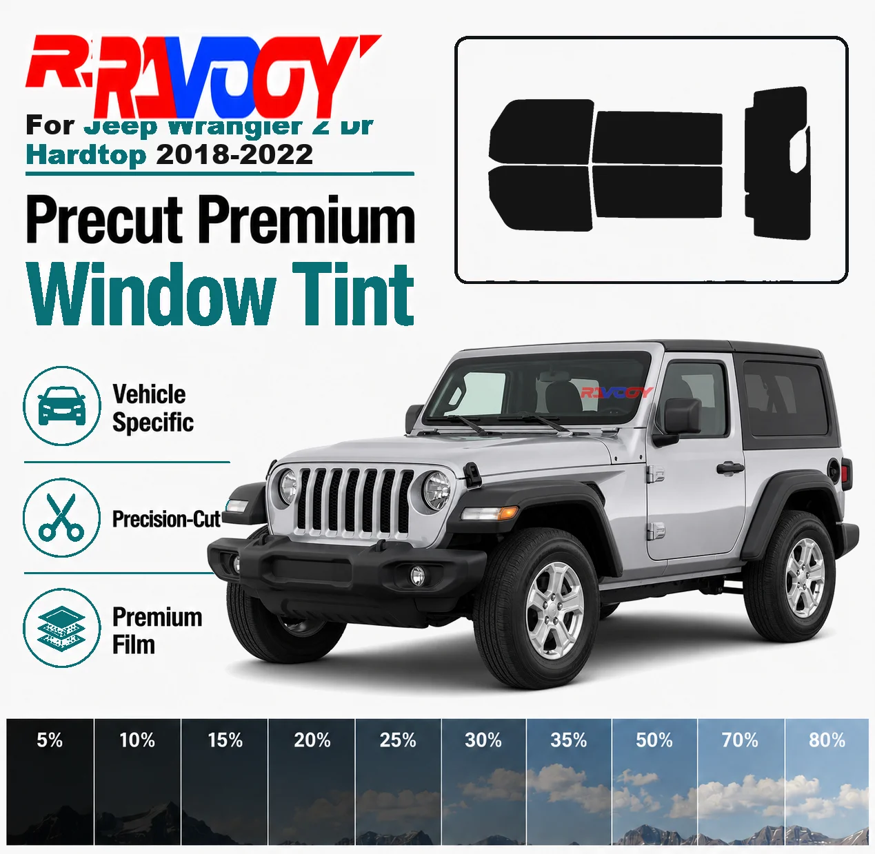 for-jeep-wrangler-2-dr-hardtop-2018-2022-ravooy-pre-cut-window-film-vehicle-specific-full-kit-front-rear-windows-precision-cut