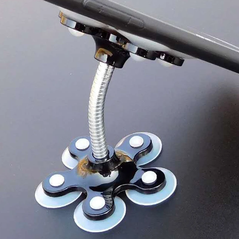 Phone Mount Car Center Console Stack Holder Double Suck Support Bracket Handfree AOS