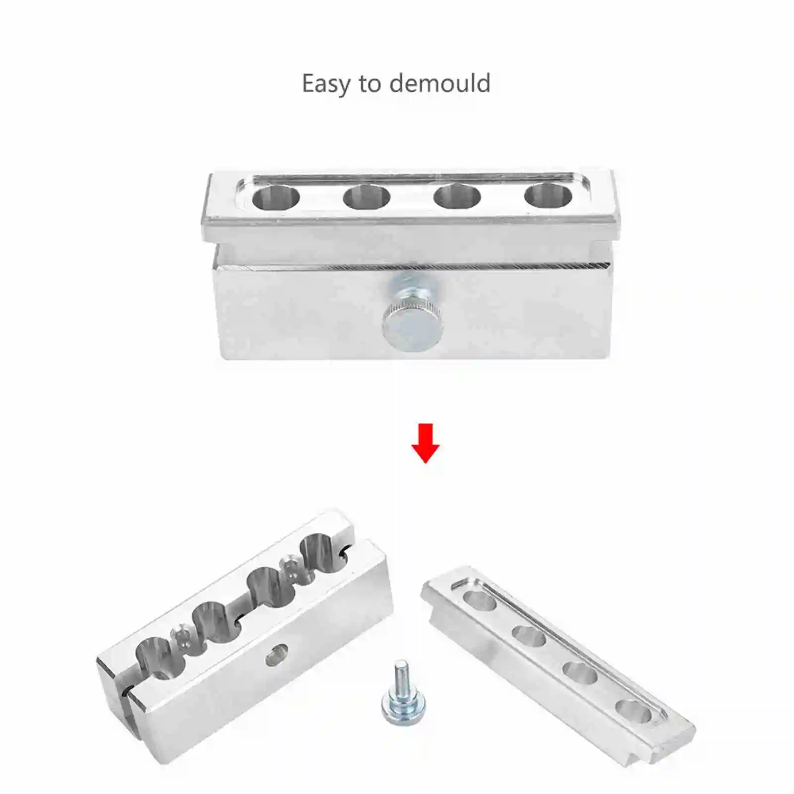 4-otworowa 12,1 mm forma do szminki DIY Stop aluminium Balsam do ust Balsam do ust Narzędzie do makijażu Forma do napełniania Podwójne zastosowanie Różowe złoto