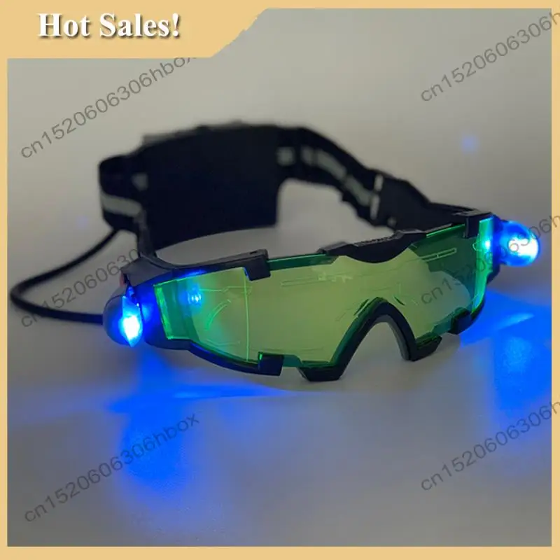 

-HOPE Night Vision Goggles Adjustable Kids LED Night Goggles For Racing Bicycling Hunting To Protect Eyes Children Gift
