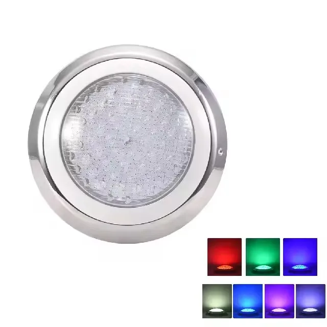 RGB SMD2835 IP68 Waterproof LED Pond Light Outdoor Square Fountain Underwater Landscape Lighting 12W-45W 12V