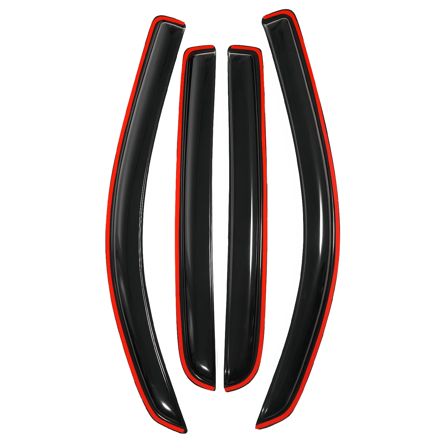 

For 2016-2023 Toyota Tacoma Double Cab In Channel Window Vent Visor Rain NEW