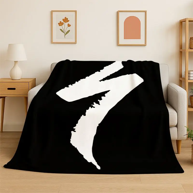 Bicycle S-Specialized Logo Moto Soft Flannel Throw Blanket,Cozy Blanket for Bed,Couch,Sofa,Bedroom,Living Room,Travel,Picnic kid