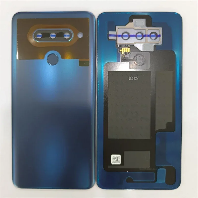 Back Housing For LG V40 ThinQ Battery Cover Rear Door Case With Fingerprint +Camera Lens Glass V405QA7 V405UA V405 Back Cover