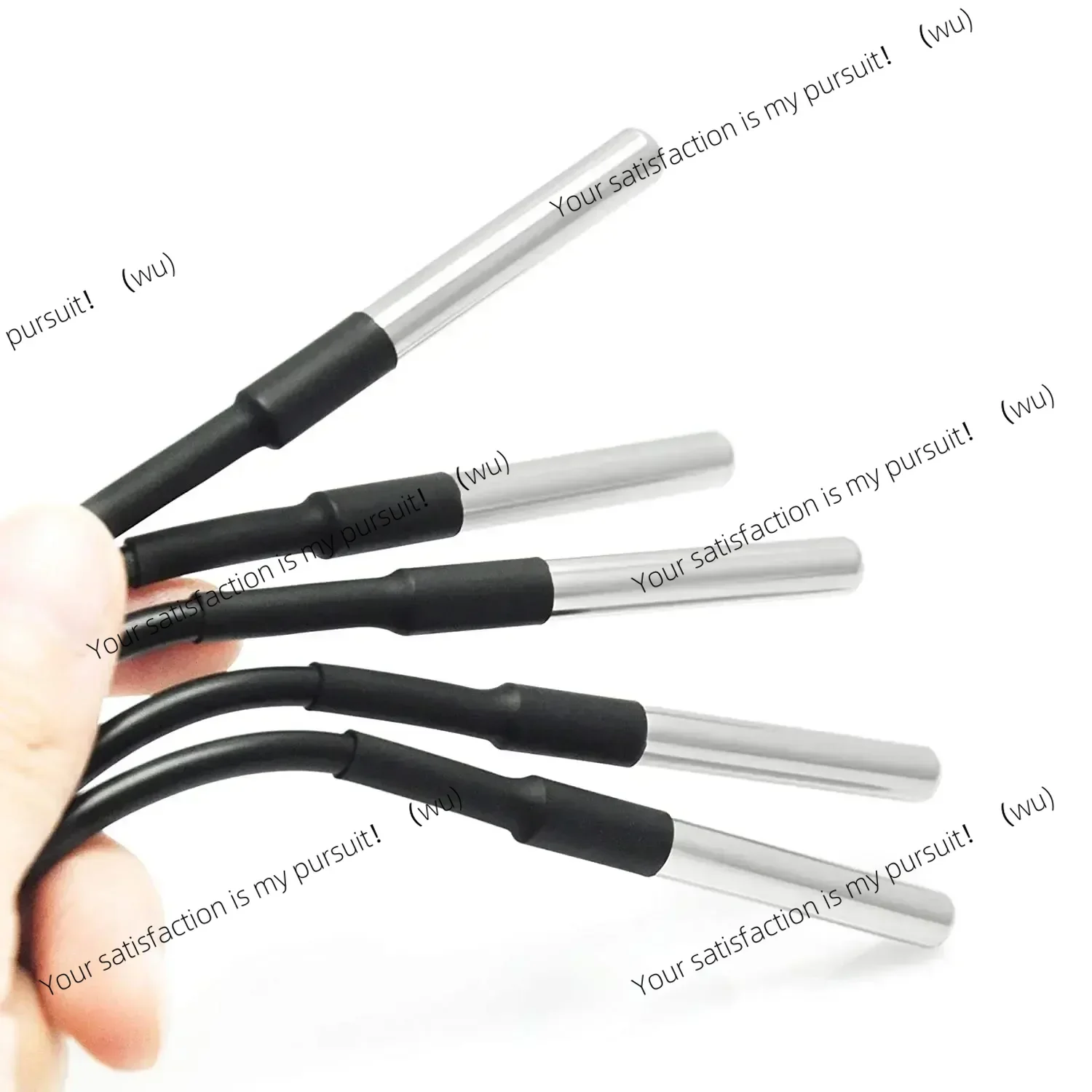 1-5PCS Waterproof DS18B20 thread temperature probe temperature sensor Stainless steel package 1m 2m 3m 5m 10m 18B20 wire arduino