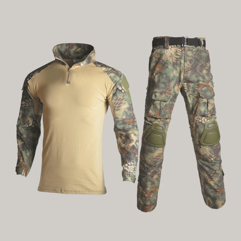 Calças táticas G3 masculinas, camuflagem CP, carga multicam, joelheiras, roupas de trabalho, uniformes de airsoft