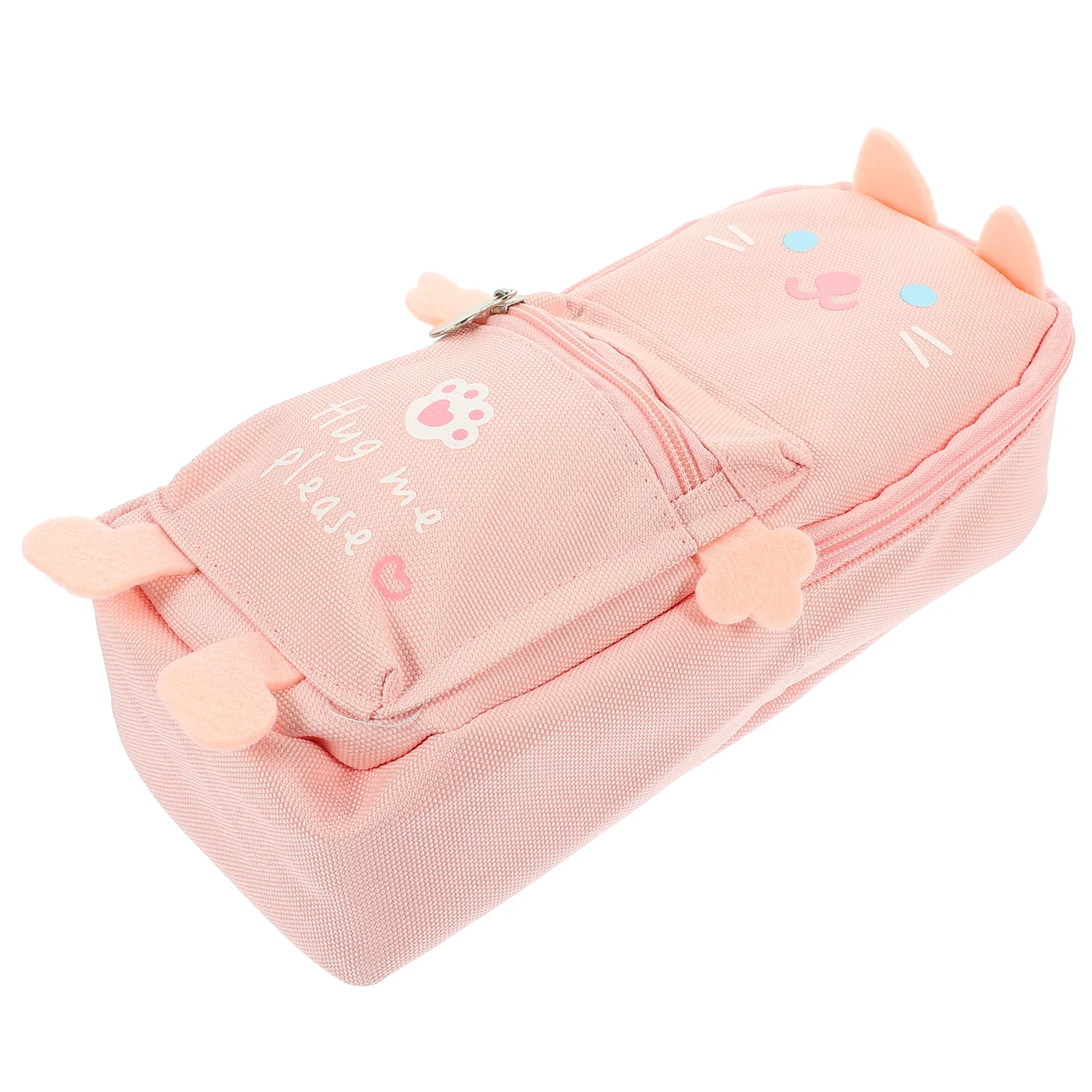 

Large Capacity Pencil Case Canvas Wear Resistant Storage Pouch For Students Portable School Supplies Organizer Pen Bag