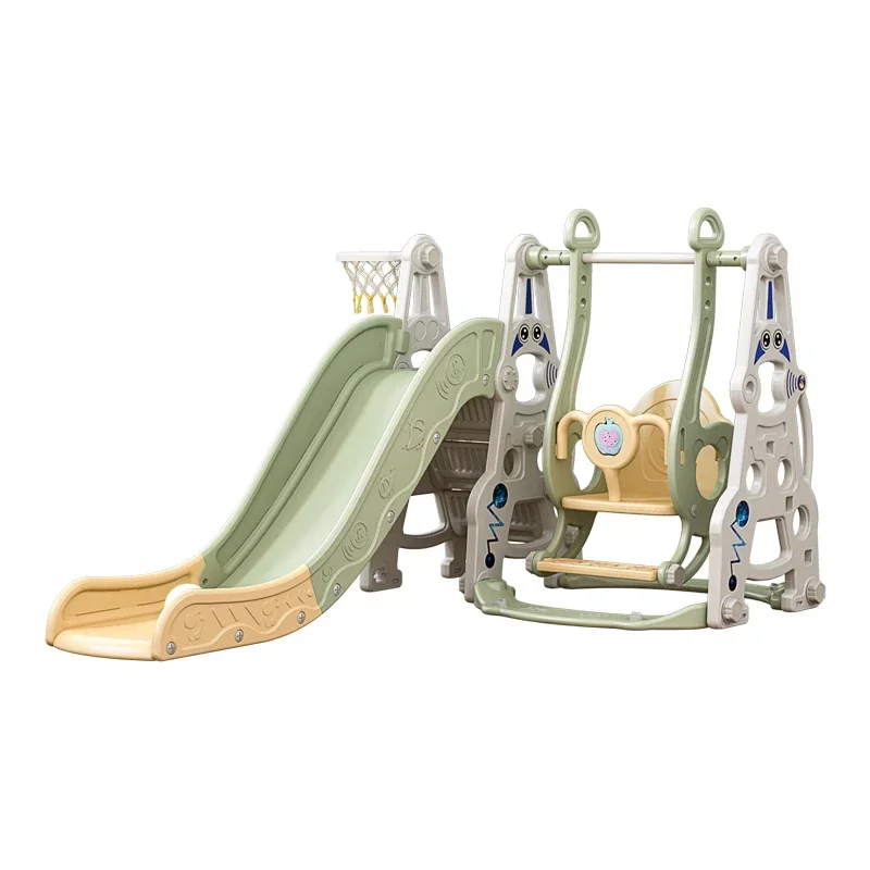 4 in 1 Indoor Swing Slide toys combination playground equipment for kids