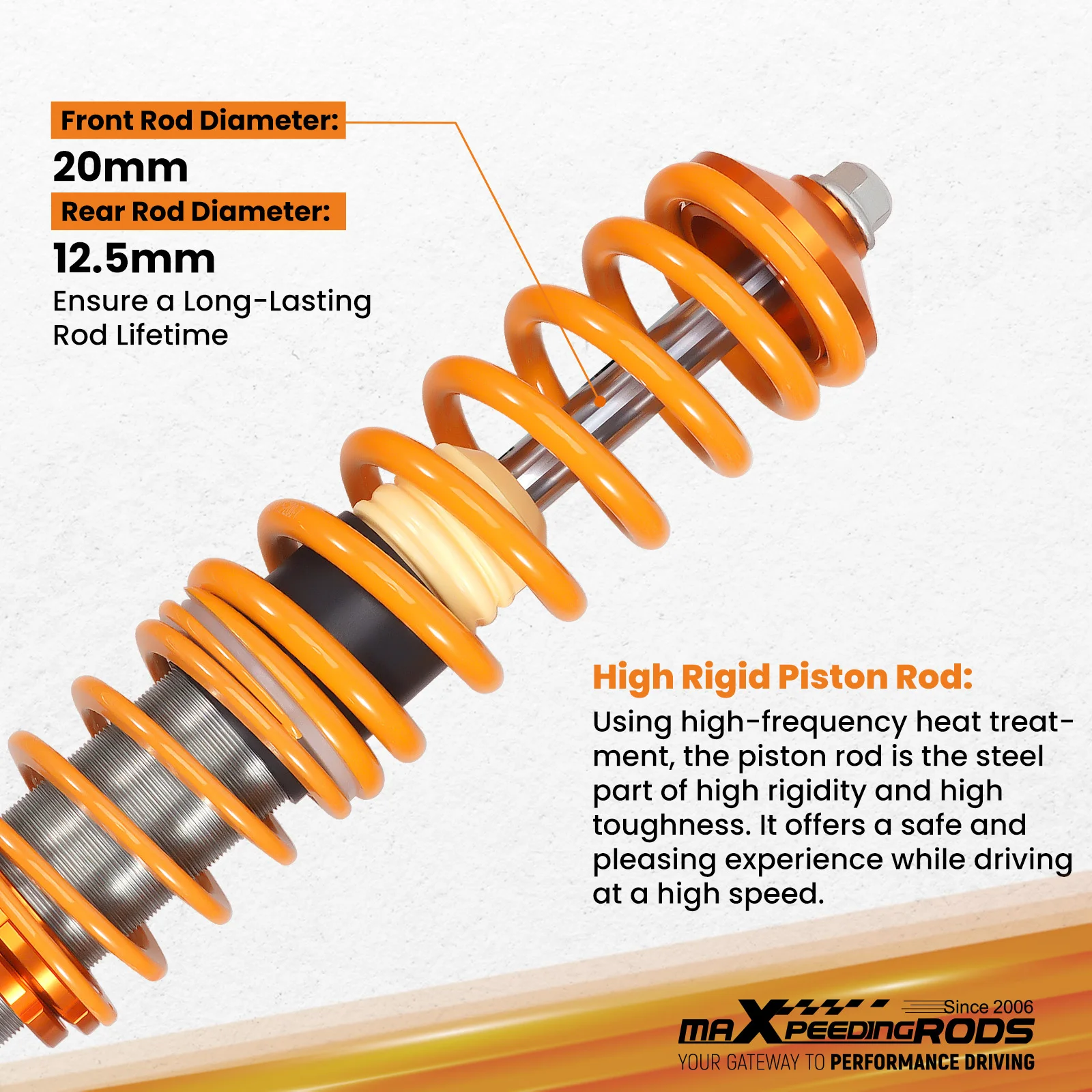 Coilovers Sospensione per VW Golf Mk 2 VW CORRADO JETTA GOLF MK3 Coilover per VW Golf MK2 / MK3 Volkswagen Corrado 1989-1995