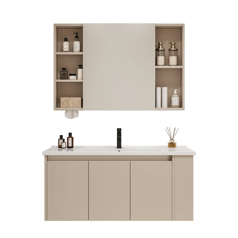 

Modern Style Bathroom Furniture Cabinet Set Wall Mounted Modern Vanity Corner Bathroom Wash Basin Cabinet