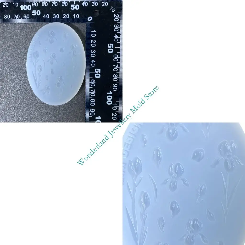 

H7EB Flexible Reusable Mold Detailed Petal Design Epoxy Casting Art Supplies