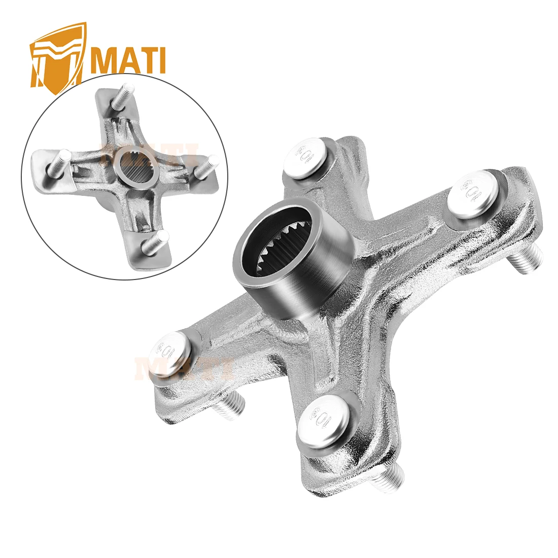 MATI Rear Wheel Hub Kit for Yamaha Banshee 350 Warrior 350 Raptor 700 660 350 250 YFZ450 YFZ450X 1PE-F53K0-00-00 1PE-F5383-00-00